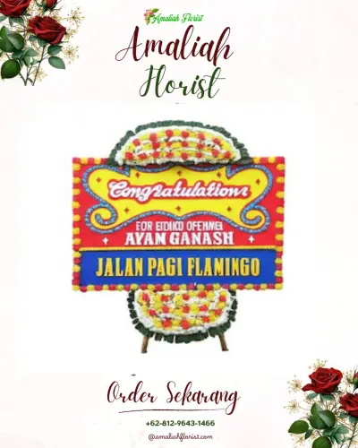 Bunga Papan Congratulation di Bagan Pete